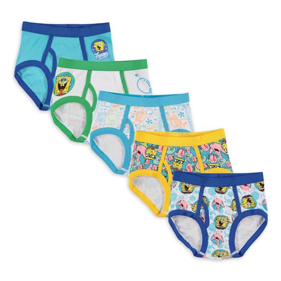 Spongebob Ap Character 5 Pack Underwear - Picture 2 of 2